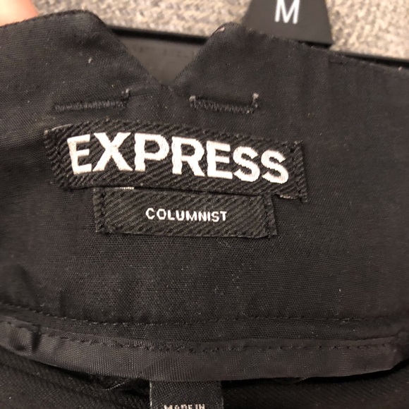 Women’s black work slacks. Straight leg. - Picture 3 of 3